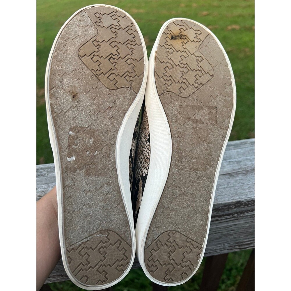 Dr Scholls Madison Be Free Snake Skin Slip On Loafers Black/Tan Shoes US Size 10 - Picture 5 of 6